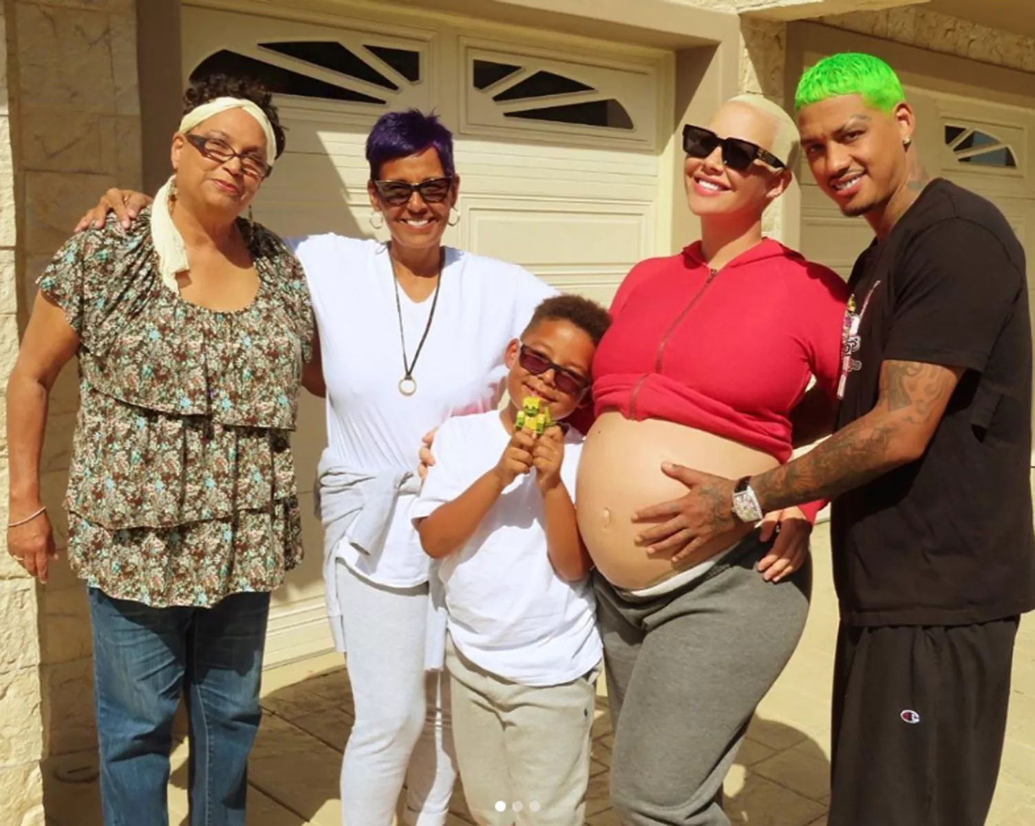 amber rose father and mother